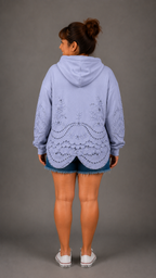 Sudadera con capucha estampada vintage