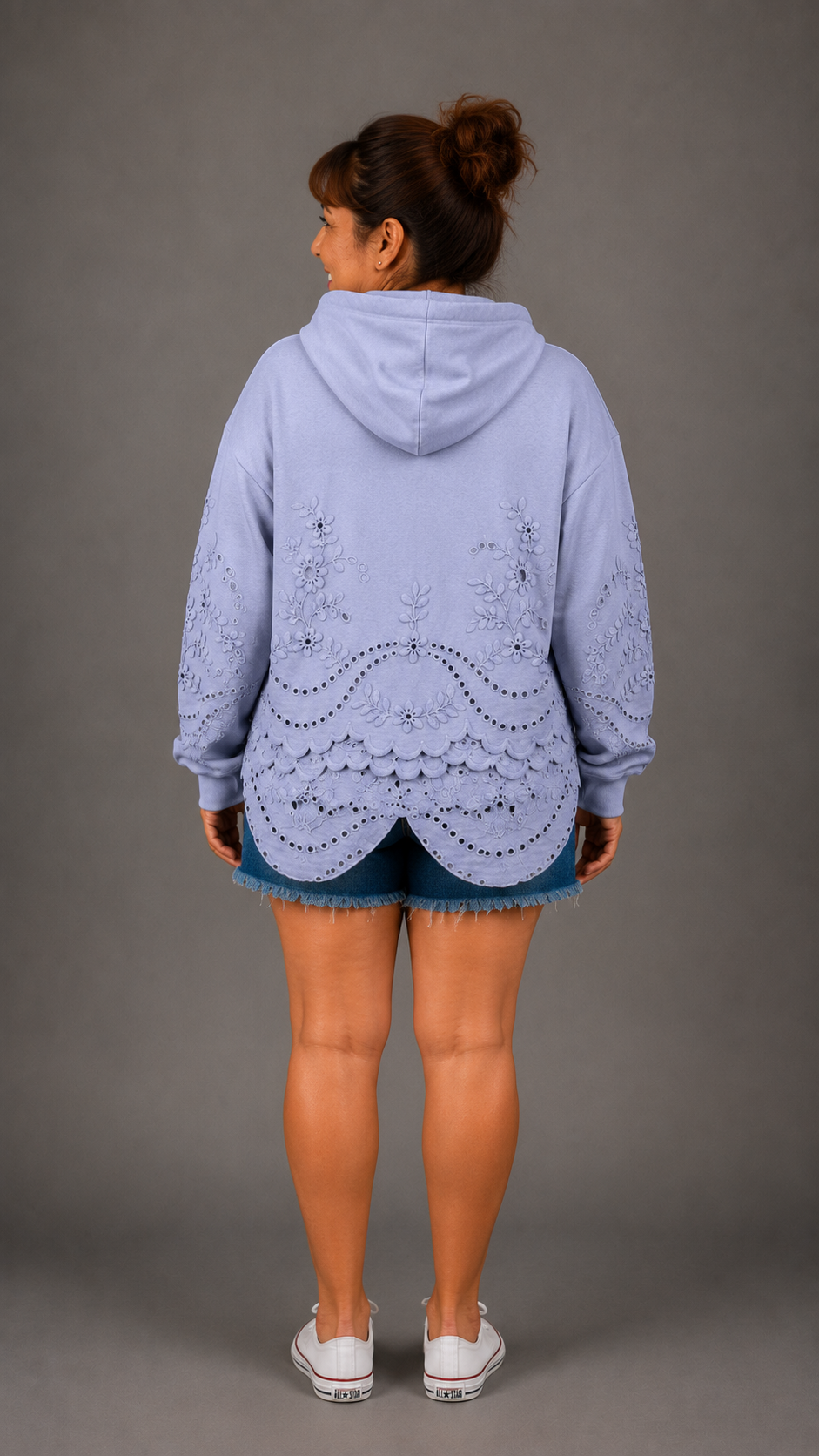 Sudadera con capucha estampada vintage