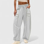 Pantalones Cargo Anchos con Cordón