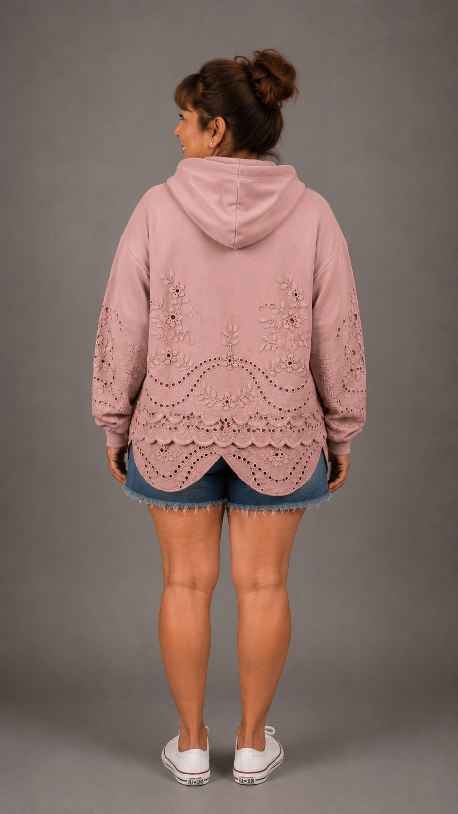 Sudadera con capucha estampada vintage