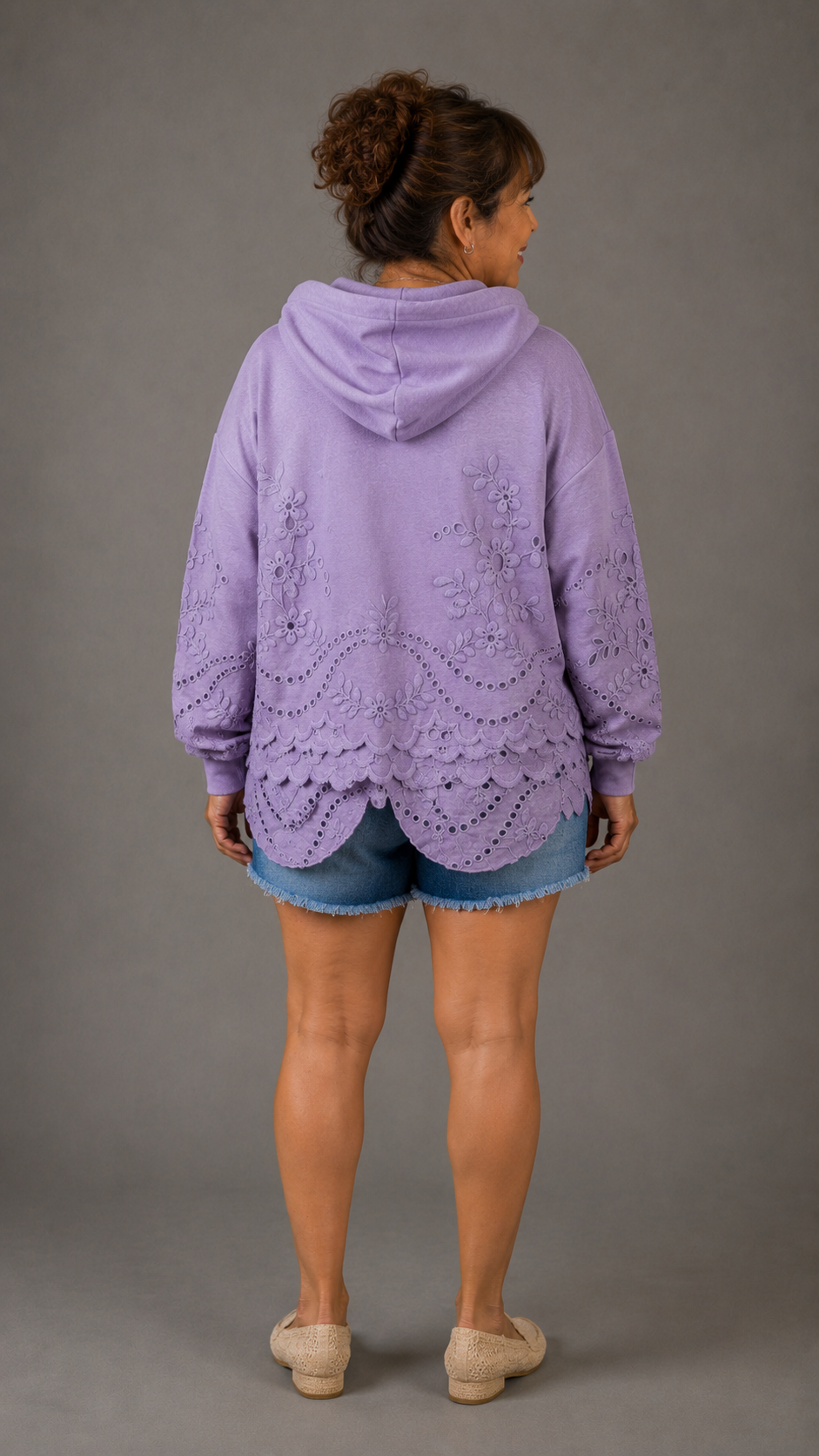 Sudadera con capucha estampada vintage