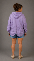 Sudadera con capucha estampada vintage