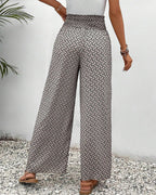 PANTALONES DE PIERNA ANCHA PARA MUJER