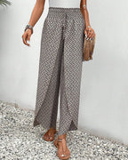PANTALONES DE PIERNA ANCHA PARA MUJER