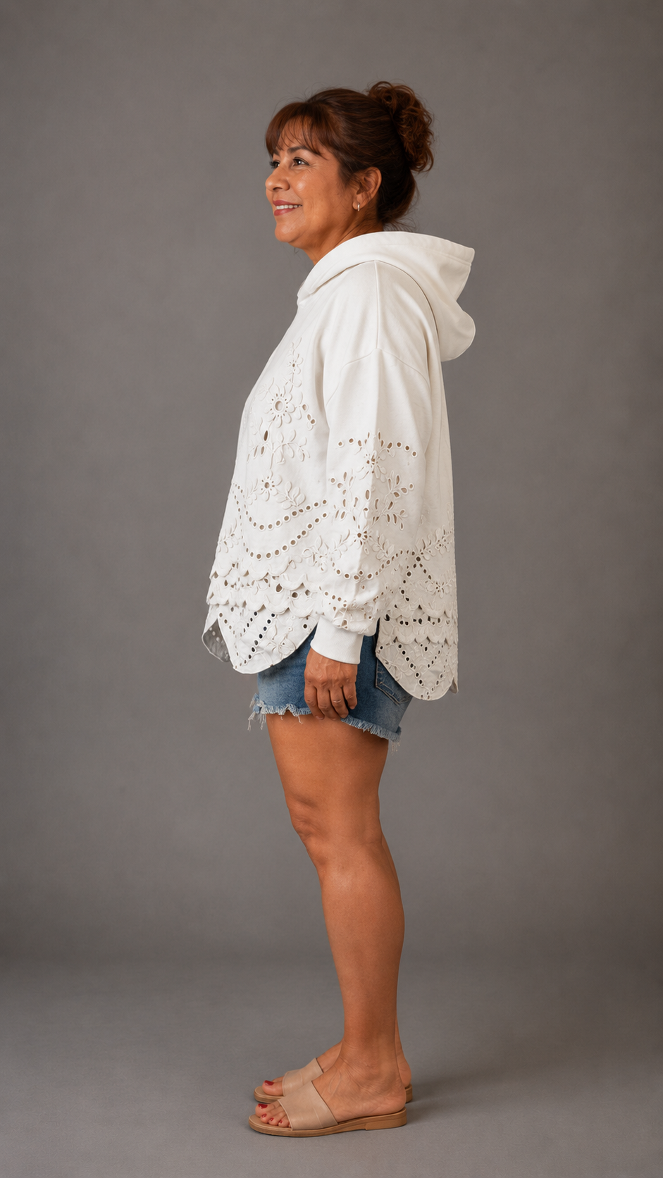 Sudadera con capucha estampada vintage
