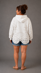 Sudadera con capucha estampada vintage