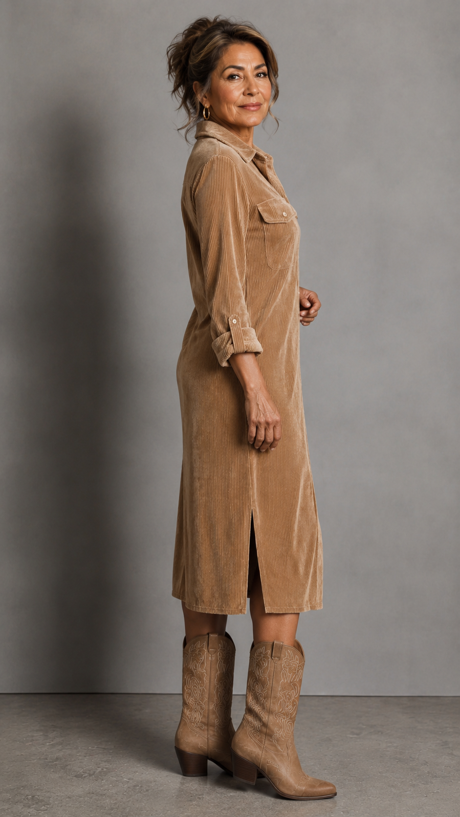 Vestido de Pana Suave