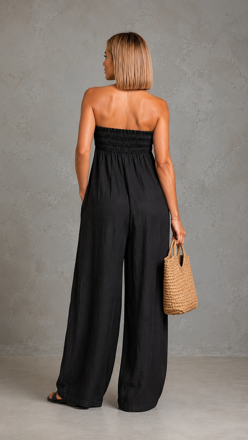 Jumpsuit Elegante sin Tirantes