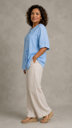 Blusa suelta estilo vintage