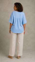 Blusa suelta estilo vintage