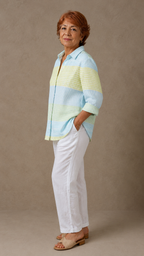 Blusa Pastel Grid