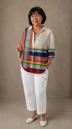 Blusa Estampado Artístico