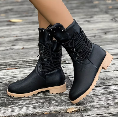 Botas Vintage con Agujetas
