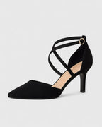 Tacones Puntiagudos Entrecruzados