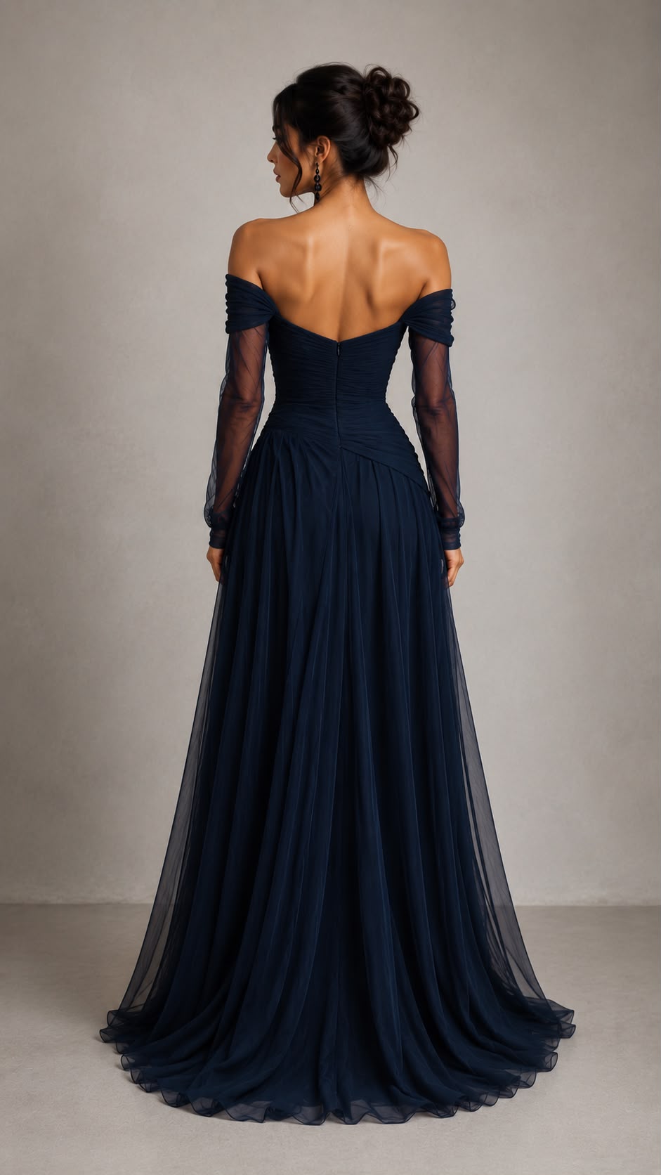 Vestido de Noche Elegancia Imperial