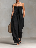 Nina - Elegant Strapless Jumpsuit