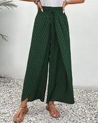 PANTALONES DE PIERNA ANCHA PARA MUJER
